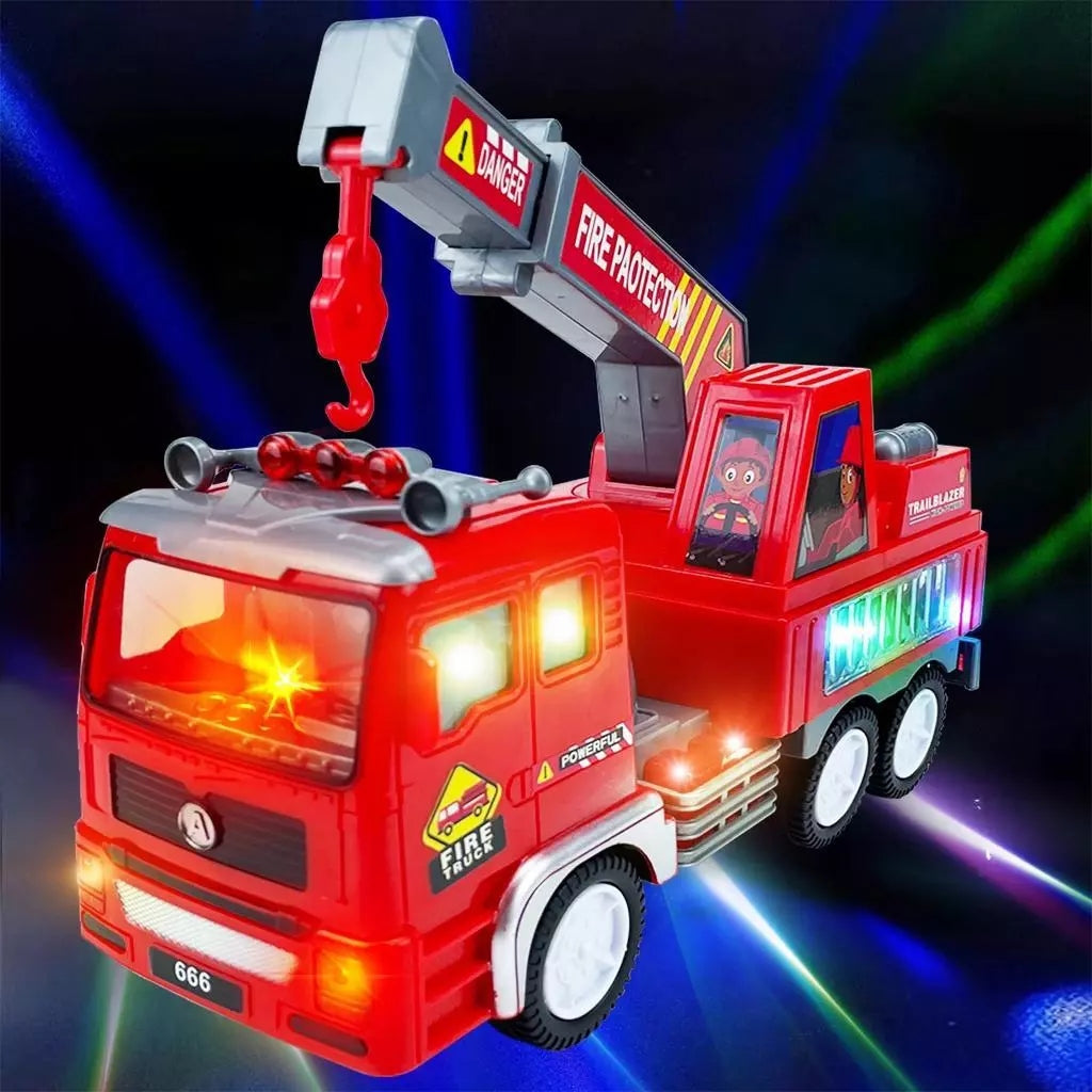 Caminhao de Bombeiro com Luzes e Sirene