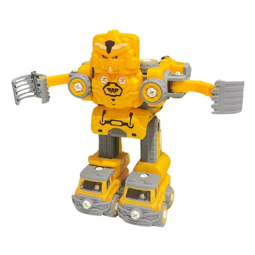 Robo Carrinho 5 em 1 para Montar com Luzes e Sons