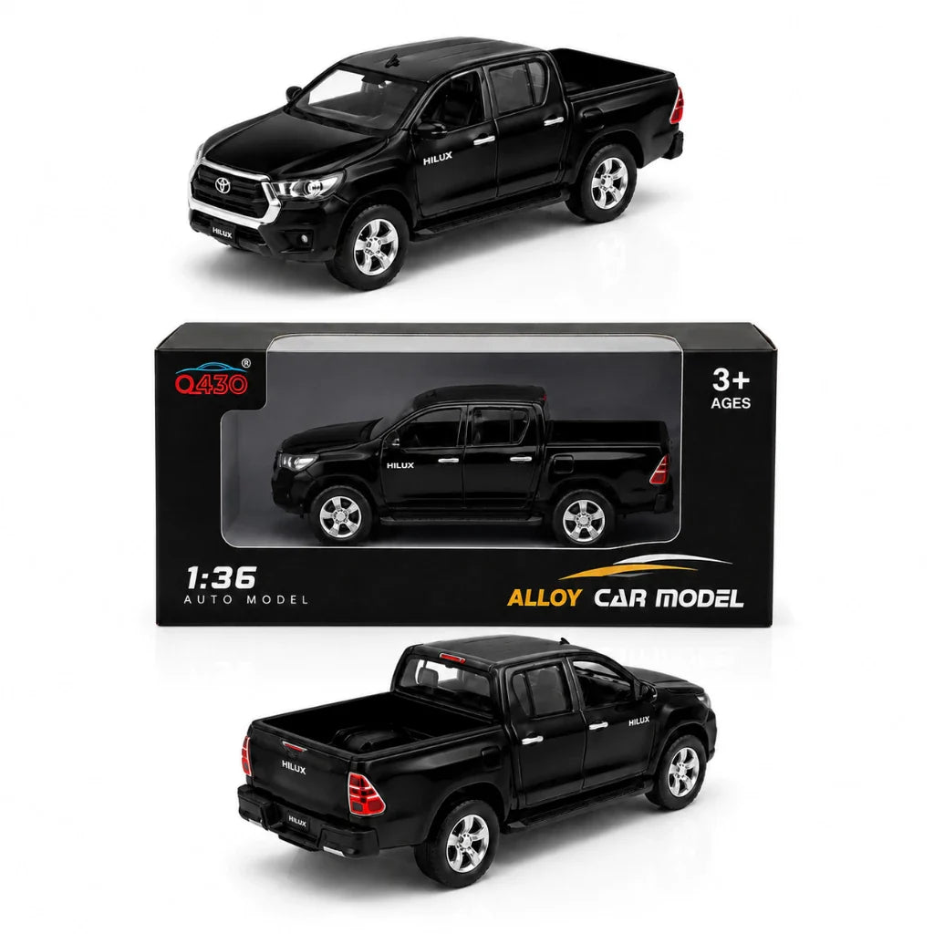 Miniatura Caminhonete em Metal com Luzes e Sons