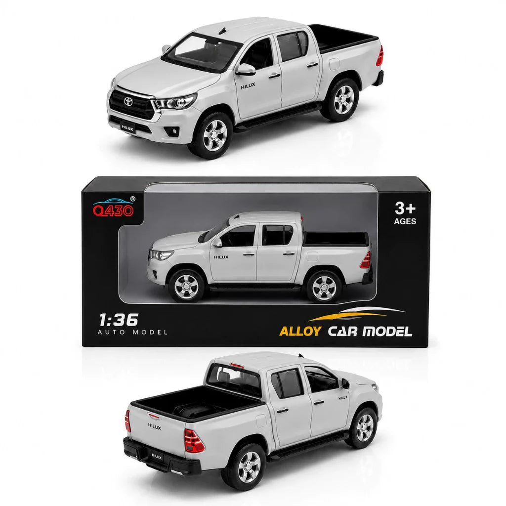 Miniatura Caminhonete em Metal com Luzes e Sons