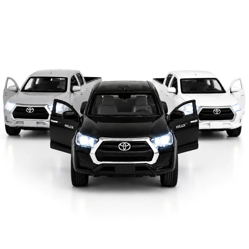 Miniatura Caminhonete em Metal com Luzes e Sons