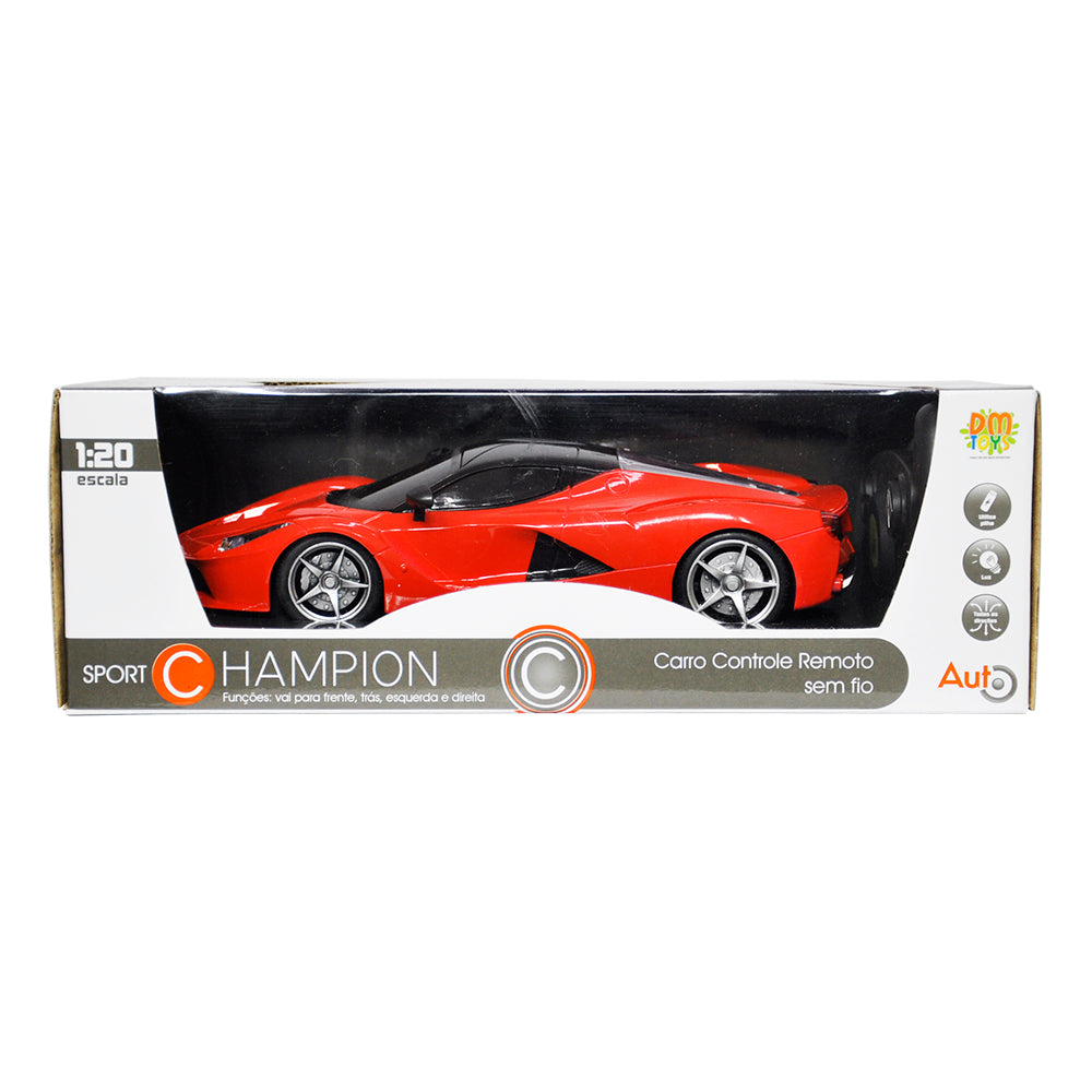 Carro Sport Champion com Controle Remoto