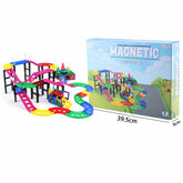 Pista Magnetica de Montar com Carrinhos