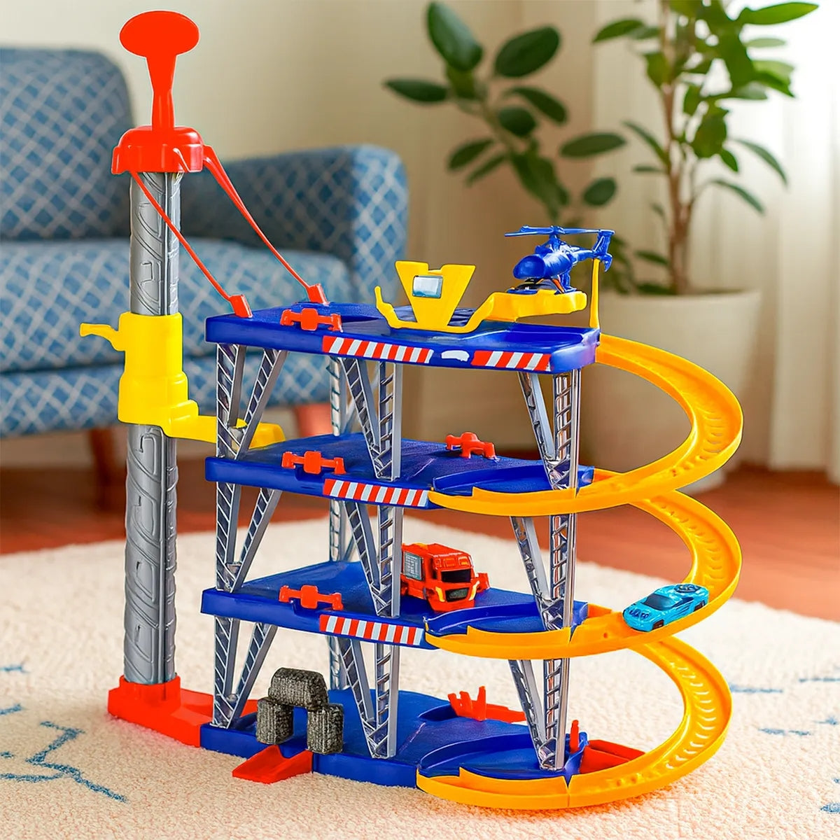 Garagem Radical 4 Andares com Elevador e Carrinhos