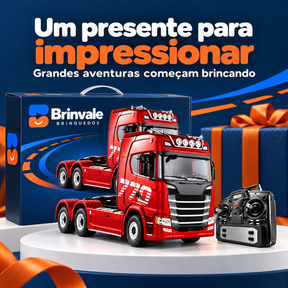 Caminhão Titan 770 de Controle Remoto com Luzes e Sons — Escala 1:18