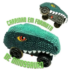 Pista Dinossauro Flexivel com Carrinho