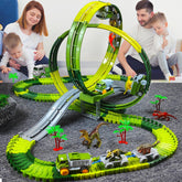Pista Eletrica Dinossauro 140 Pecas para Montar