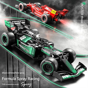 Carrinho Formula 1 Recarregavel com LED e Fumaca