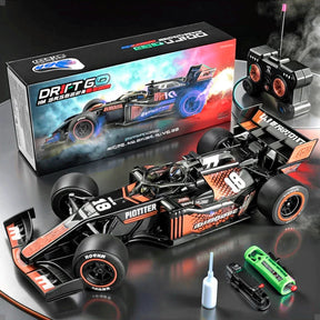 Carrinho Formula 1 Recarregavel com LED e Fumaca