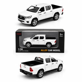 Miniatura Caminhonete em Metal com Luzes e Sons
