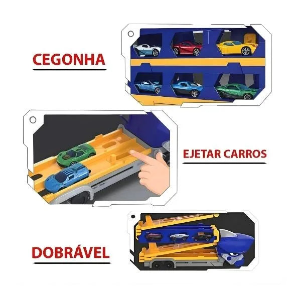 Caminhao Tubarao 2 em 1 Vira Pista