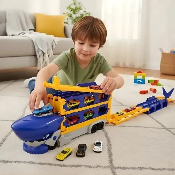 Caminhao Tubarao 2 em 1 Vira Pista