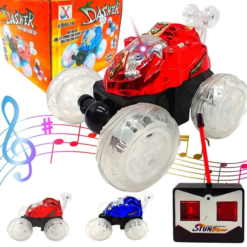 Carrinho Acrobatico 360 com Luz LED e Som