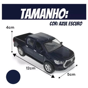 Miniatura Caminhonete em Metal com Luzes e Sons
